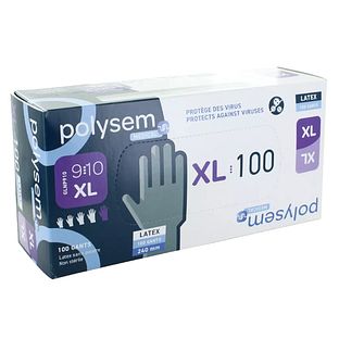 Polysem Latex Handschoenen Maat XL 100ST