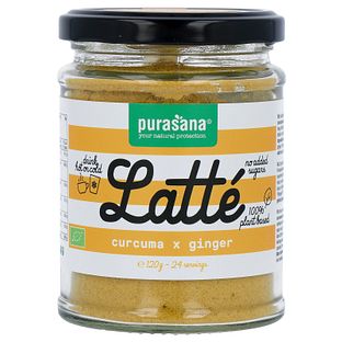 Purasana Latté Curcuma & Ginger 120GR Purasana Latté Curcuma & Ginger 120GR