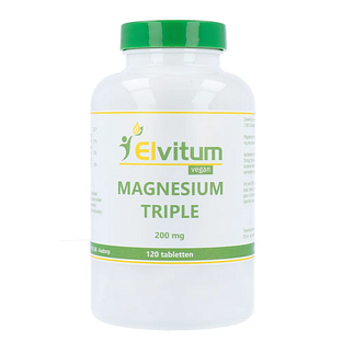 Elvitum Magnesium Triple 200mg Tabletten 120TB