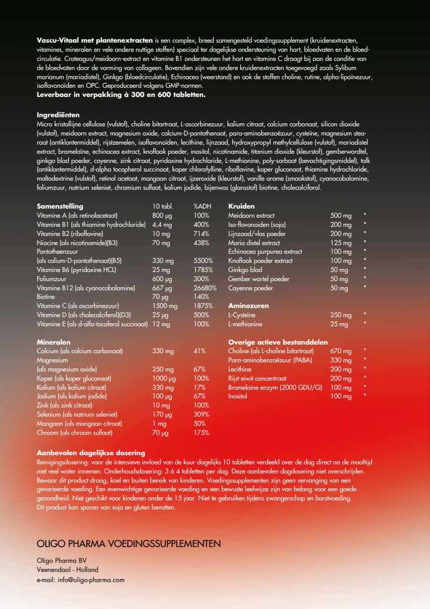 Plantenextract Capsules afbeelding van document #2, instructions