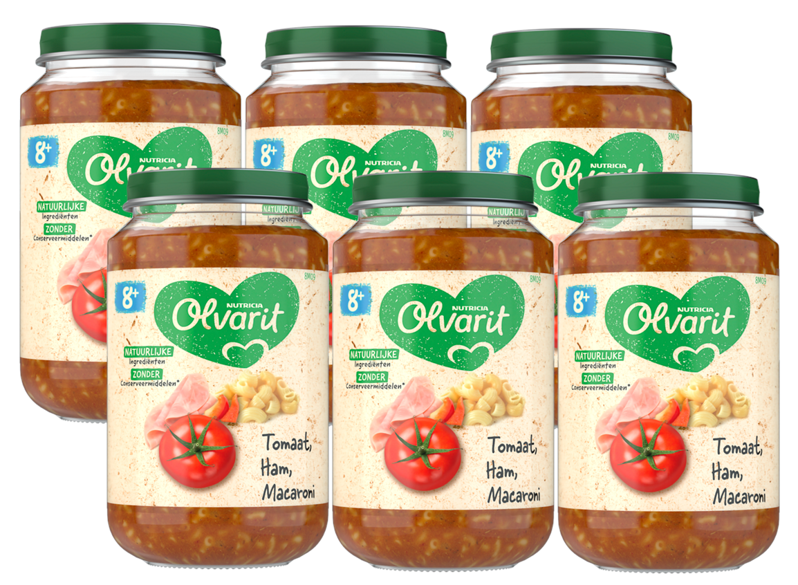 Olvarit 8m+ Tomaat Ham Macaroni afbeelding