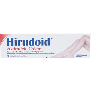 Healthypharm Hirudoid Hydrofiele Crème 3mg 100GR Healthypharm Hirudoid Hydrofiele Crème 3mg 100GR