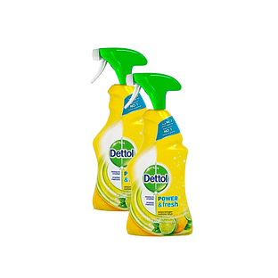 Dettol Power & Fresh Allesreiniger Citrus Spray Duo 2x500ML Dettol Power & Fresh Allesreiniger Citrus Spray Duo 2x500ML