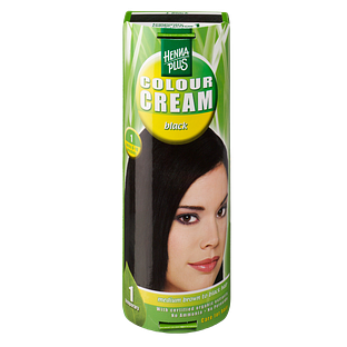 Hennaplus Colour Cream 01 Black 60ML