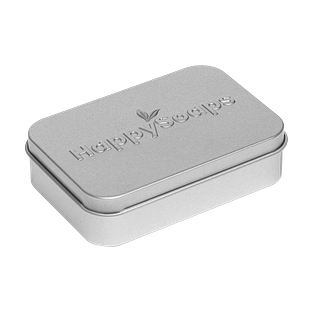 HappySoaps Bewaar- en Reisblikje Rechthoekig 1ST