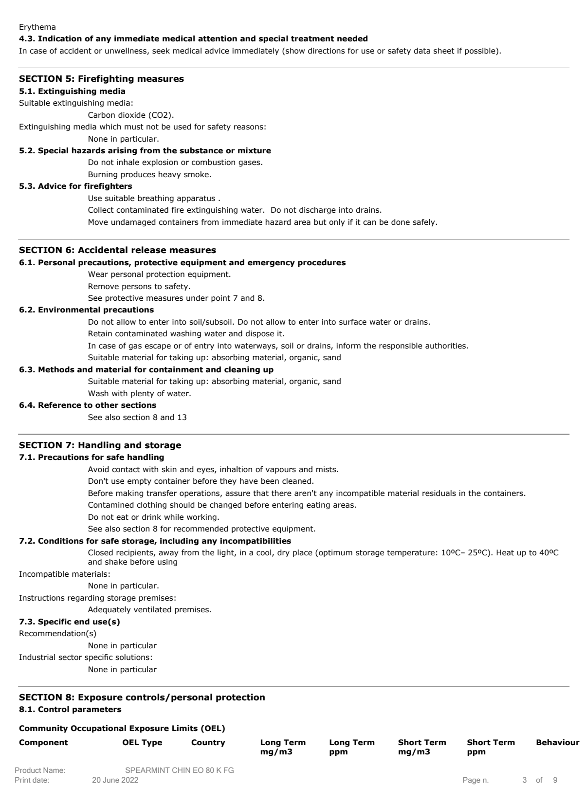 Essentiële Olie Kruizemunt afbeelding van document #3, label
