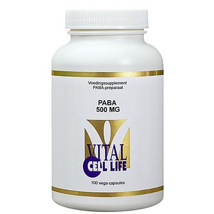 Vital Cell Life PABA 500 mg Capsules 100CP