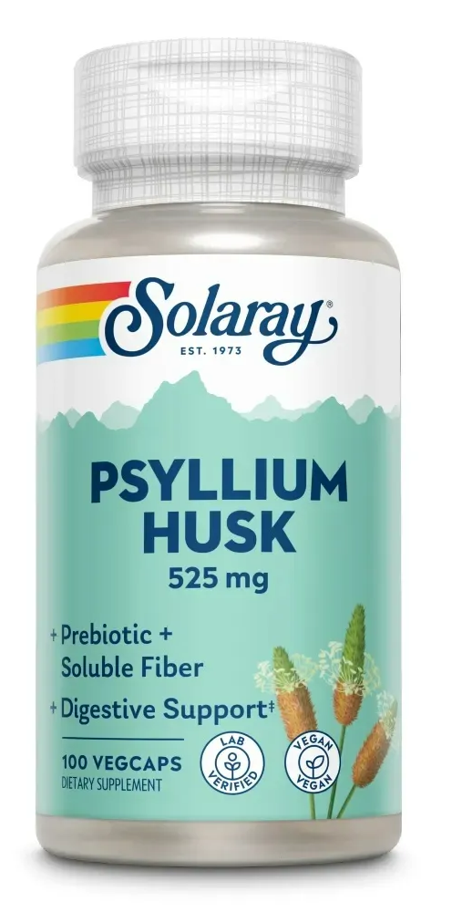 Solaray Psyllium Husk Capsules afbeelding