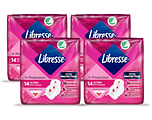 Libresse V-Protection Ultra Thin Normal Wings Maandverband Multiverpakking 4x14ST