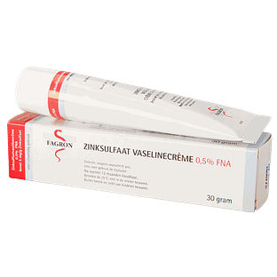 Fagron Zinksulfaat Vaselinecrème 0,5% FNA 30GR
