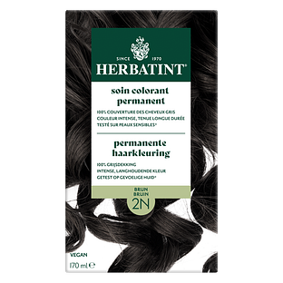 Herbatint Permanente Haarkleuring Bruin 2N 170ML