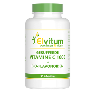 Elvitum Gebufferde Vitamine C 1000 90TB Elvitum Gebufferde Vitamine C 1000 90TB