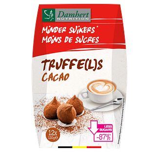 Damhert Minder Suikers Truffels Cacao 120GR
