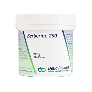 DeBa Pharma Berberine-250 Capsules 120VCP