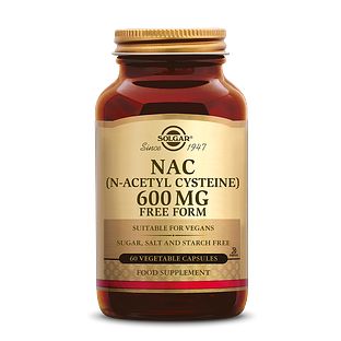 Solgar NAC 600 mg Capsules 60VCP