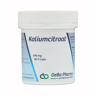 DeBa Pharma Kaliumcitraat Capsules 60VCP DeBa Pharma Kaliumcitraat Capsules 60VCP