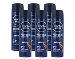 Nivea Men Deep Espresso Anti-Transpirant Spray Voordeelverpakking 6x150ML