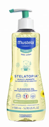 Mustela Stelatopia Reinigende Badolie afbeelding