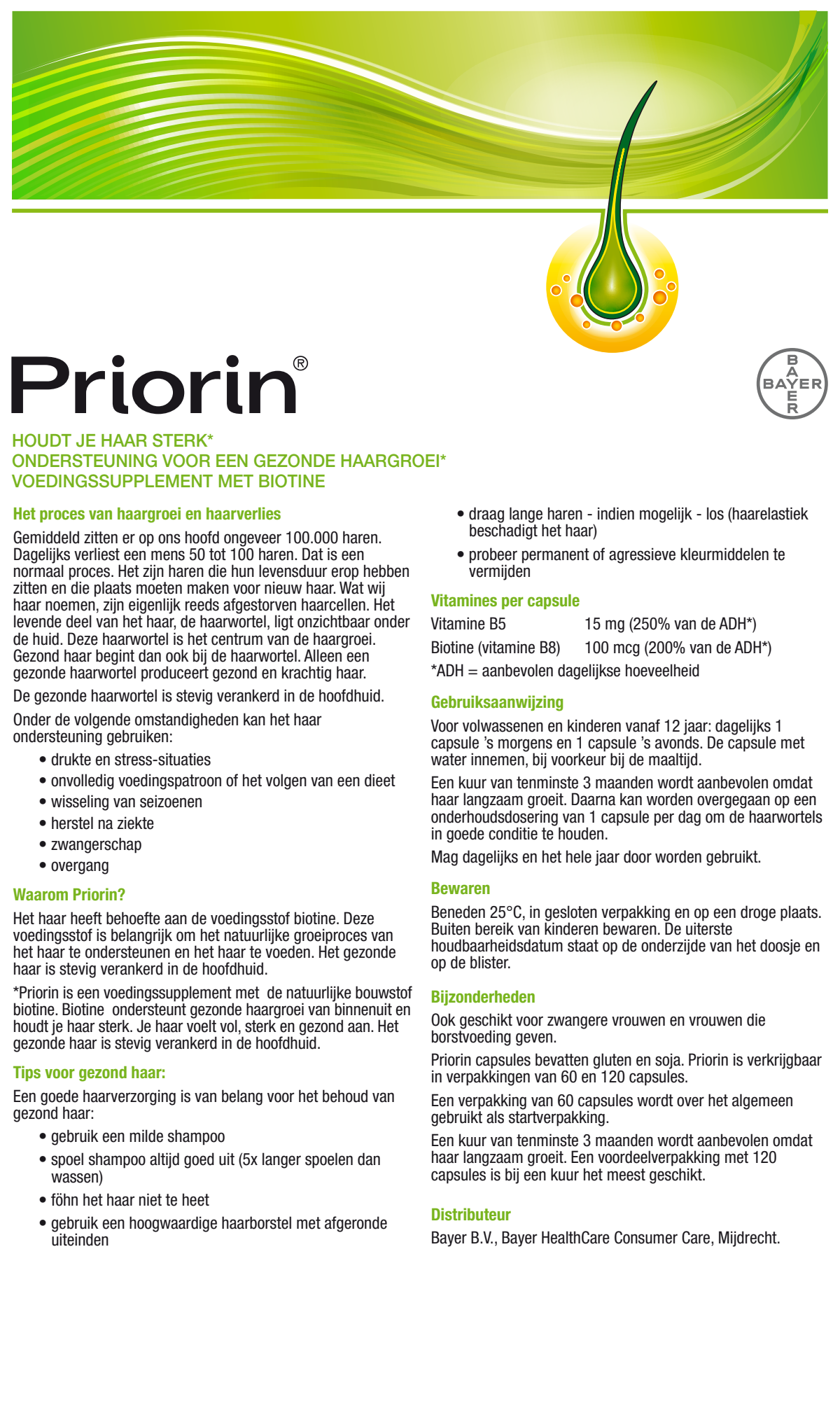 Haar Capsules afbeelding van document #1, instructions