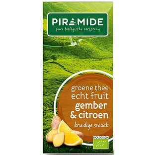Piramide Thee Groene Thee Gember & Citroen 20ZK