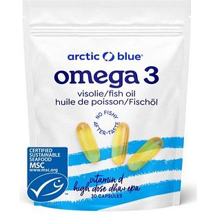 Arctic Blue Omega 3 Visolie met Vitamine D - High Dose 30CP