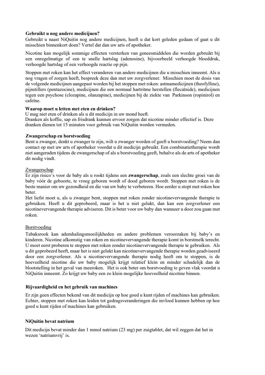 Minizuigtabletten Mint 2.0mg afbeelding van document #3, leaflet