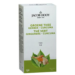 Jacob Hooy Groene Thee Gember Curcuma 20ST