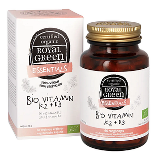 Royal Green Vitamin K2 + D3 Bio Capsules 60VCP