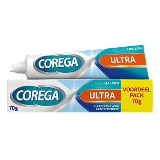 Corega Kleefcrème Ultra Voordeel Pack 70GR