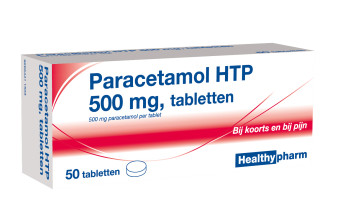 Healthypharm Paracetamol 500mg Tabletten 50st afbeelding