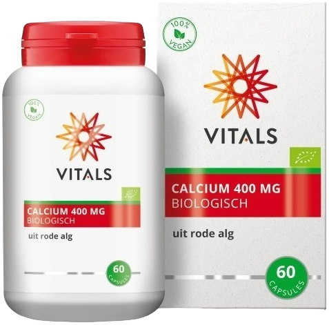 Vitals Calcium 400 Biologisch Capsules 60CP