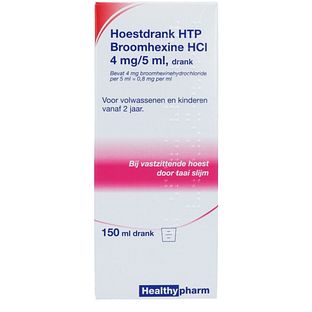 Healthypharm Hoestdrank Broomhexine HCI 4mg/5ml 150ML