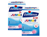 Davitamon Junior 3+ Kauw Vitamines Framboos 2x120KTB