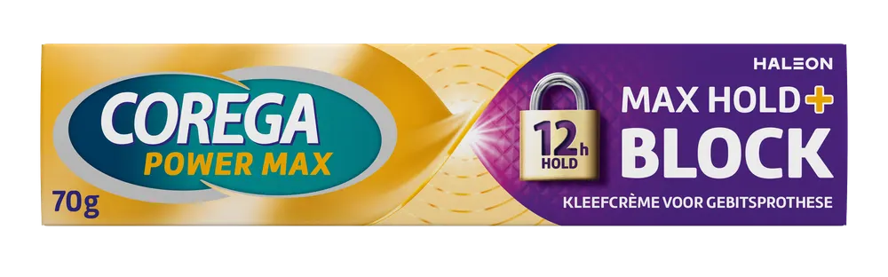 Corega Power Max Max Hold+ Block Kleefcr&egrave;me