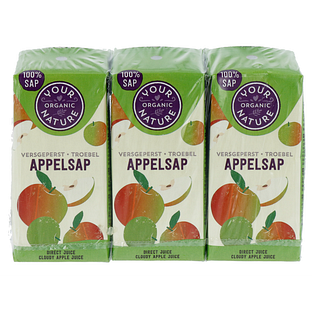 Your Organic Nature Appelsap 6PAK 1,2LT Your Organic Nature Appelsap 6PAK 1,2LT