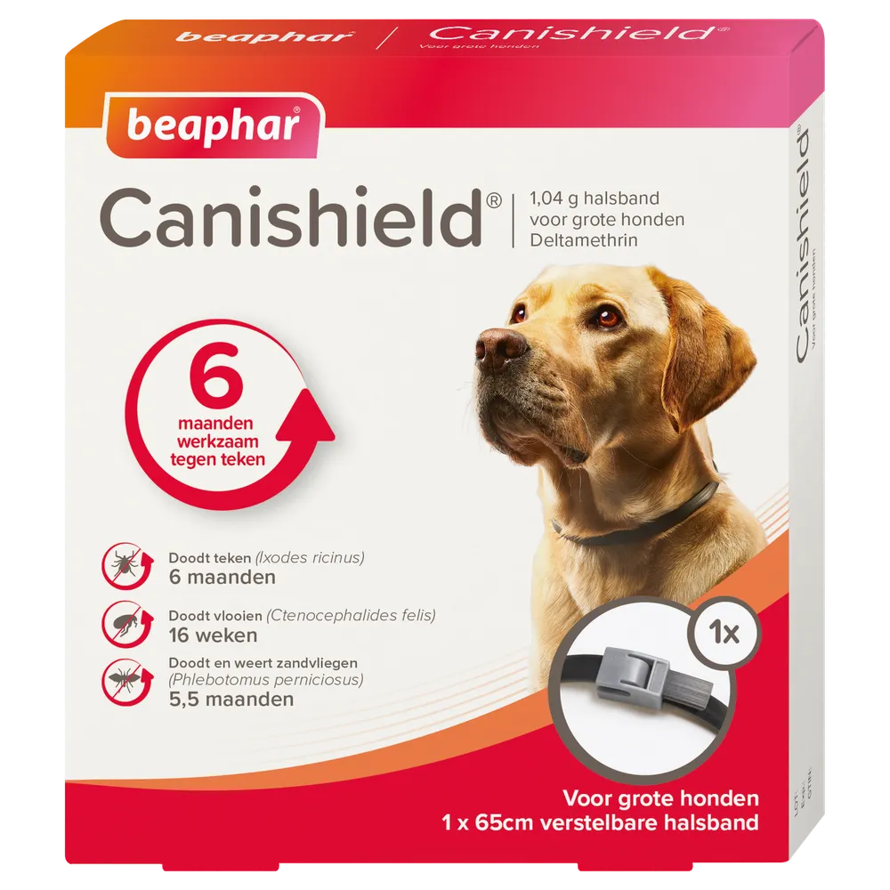 Beaphar Canishield Halsband Grote Honden afbeelding