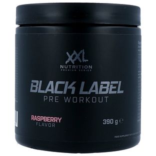 XXL Nutrition Black Label Pre-workout - Raspberry 390GR