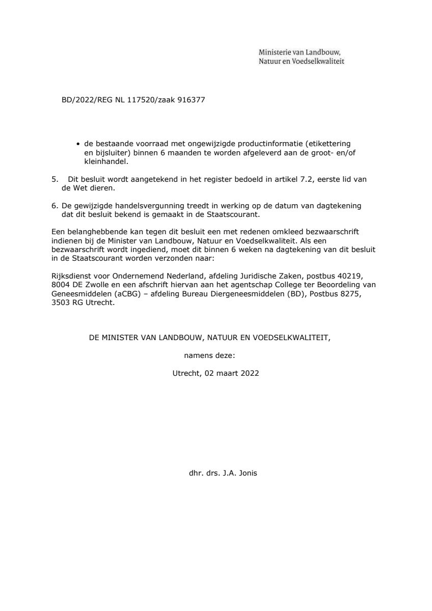 Milquestra Ontwormingsmiddel Katten vanaf 2KG afbeelding van document #2, leaflet
