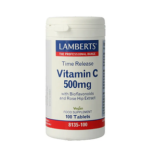 Lamberts Vitamine C 500 Time Release & Bioflavonoiden Tabletten 100TB