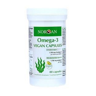 Norsan Omega-3 Vegan Capsules 80CP Norsan Omega-3 Vegan Capsules 80CP