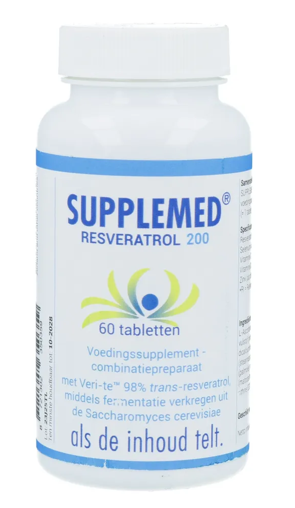 Supplemed Resveratrol 200 Tabletten 60TB