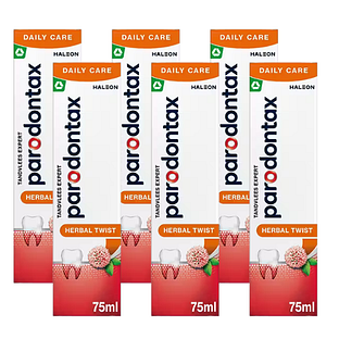 Parodontax Herbal Twist Tandpasta Multiverpakking 6x75ML