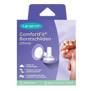 Lansinoh Comfort Fit 21mm Borstschild 2ST Lansinoh Comfort Fit 21mm Borstschild 2ST