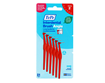 TePe Interdental Brush Angle Rood ISO Size 2 6ST