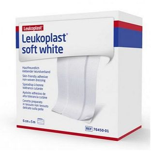 Leukoplast Soft White Wondpleister 5m x 6cm 1ST