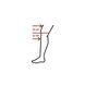 Lohmann & Rauscher Cellacare Genu Classic Kniebandage Maat 4 1ST tekening been