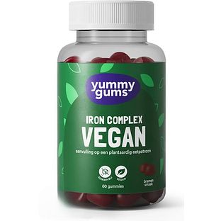 Yummygums Iron Complex Vegan Gummies 60ST