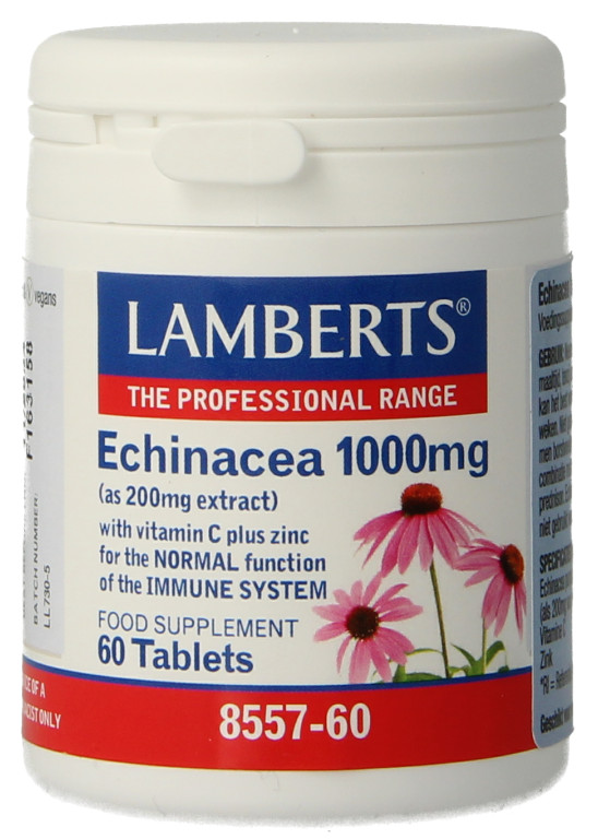 Lamberts Echinacea 1000mg + Zink + Vitamine C Tabletten 60TB