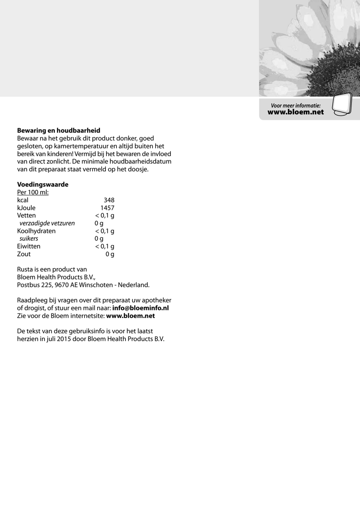 Rusta Druppels afbeelding van document #2, instructions