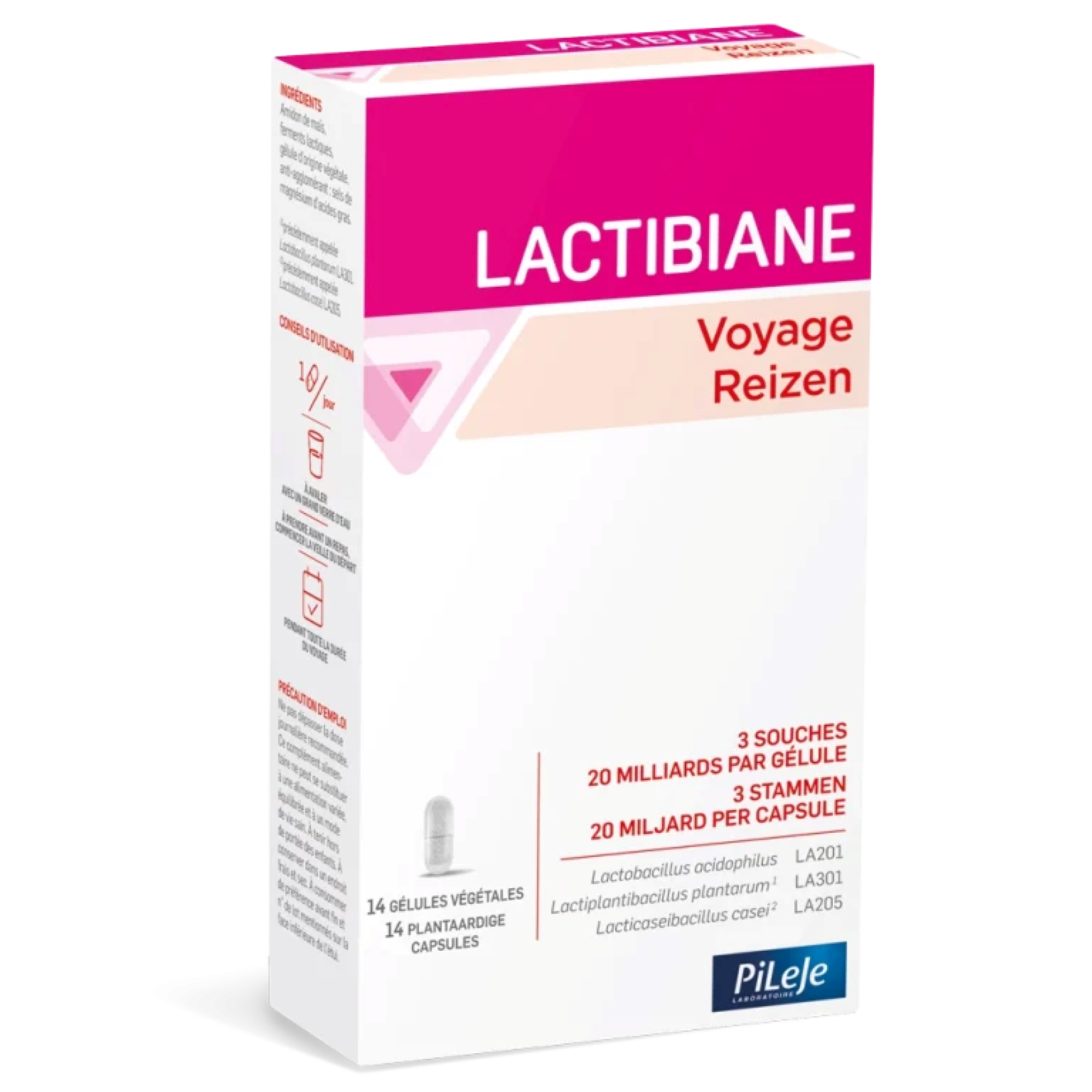 PiLeJe Lactibiane Reizen Capsules
